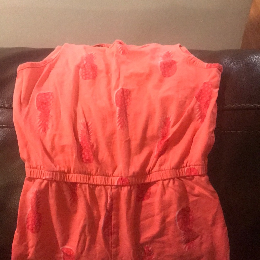 Bright pineapple romper